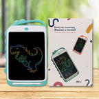 10 inch Cartoon Dinosaur LCD Writing Board Colorful Children Painting Board, 10 inch (Light Blue)