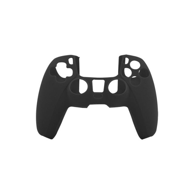 For PS5 Controller Silicone Case Protective Cover, White, Black, Camouflage Blue, Camouflage Red, Camouflage Green – Durable Build, Easy to Use Black