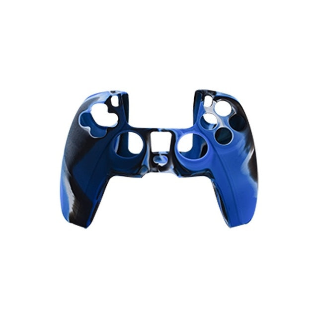 For PS5 Controller Silicone Case Protective Cover, White, Black, Camouflage Blue, Camouflage Red, Camouflage Green – Durable Build, Easy to Use Camouflage Blue