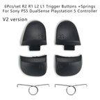 For PS5 Controller New V2 Version 2sets R2 L2 L1 L2 Buttons Spring DualSense Gamepad Button Set – Durable Build, Easy to Use