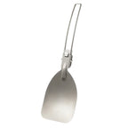 304 Stainless Steel Folding Frying Spatula Outdoor Camping Portable Tableware – Durable Build, Easy to Use Rice Shovel