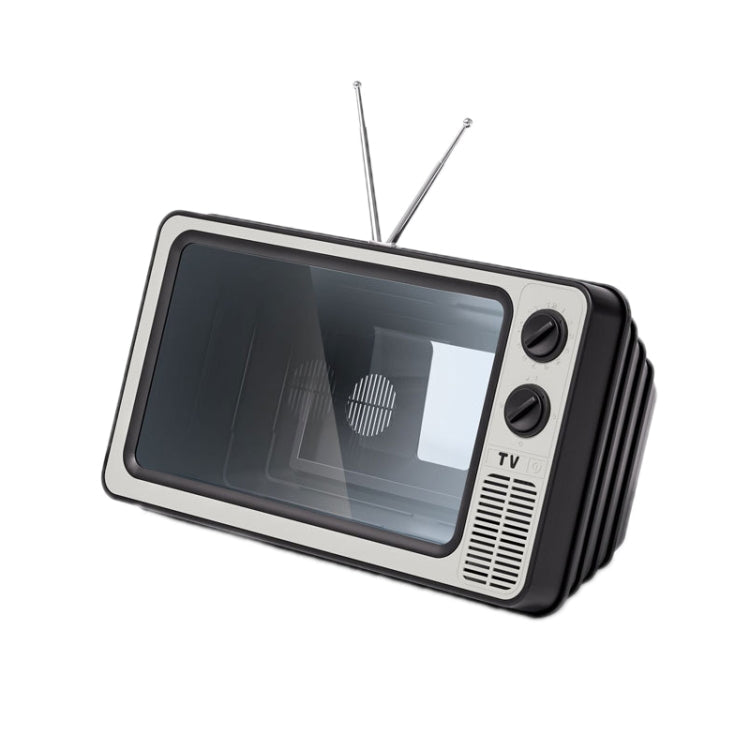 Retro TV Mobile Phone Screen Video Amplifier Mobile Phone Holder Gray