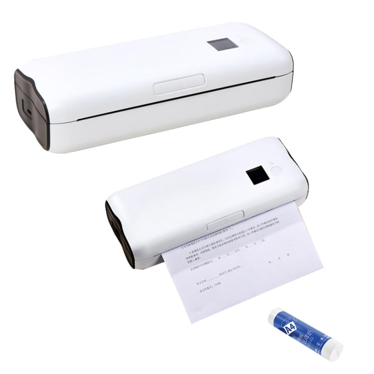 Home Small Phone Office Wireless Wrong Question Paper Student Portable Thermal Printer, Style:, Bluetooth Edition+50pcs A4 Paper, Bluetooth Edition+100pcs A4 Paper, Bluetooth Edition+200pcs A4 Paper, Bluetooth Edition+500pcs A4 Paper                   ...