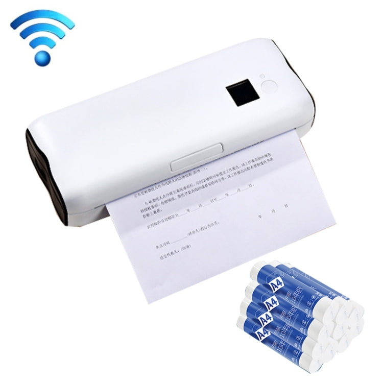 Home Small Phone Office Wireless Wrong Question Paper Student Portable Thermal Printer, Style:, Bluetooth Edition+50pcs A4 Paper, Bluetooth Edition+100pcs A4 Paper, Bluetooth Edition+200pcs A4 Paper, Bluetooth Edition+500pcs A4 Paper... – Bluetooth Remote Edition+500pcs A4 Paper