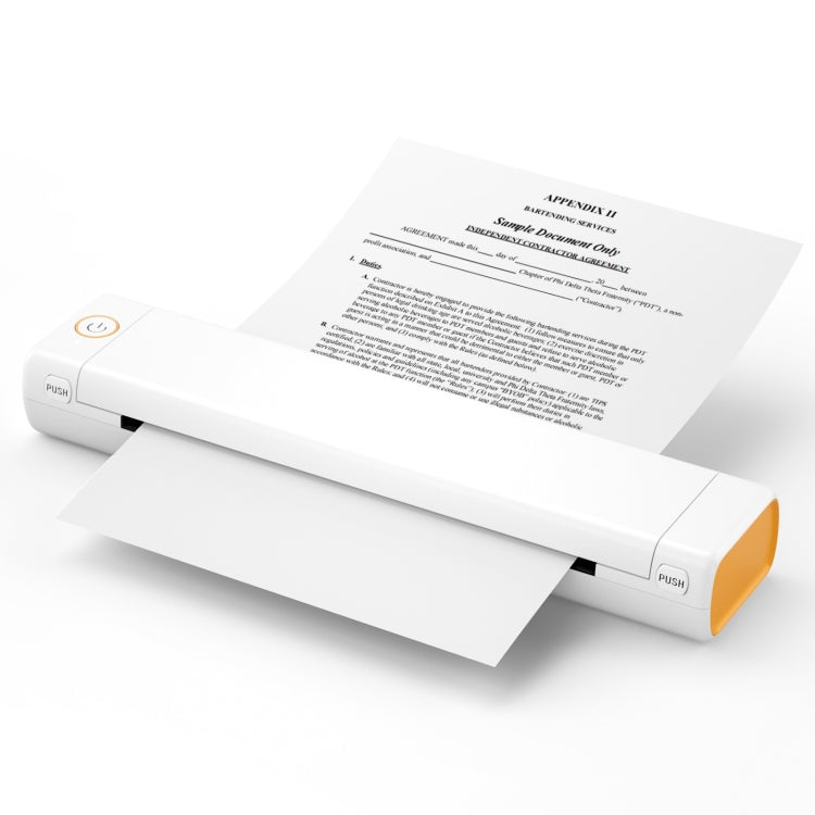 M08F Bluetooth Wireless Handheld Portable Thermal Printer, Black Green A4 Version, Black A4 Version, White A4 Version, White Orange A4 Version, Green A4 Version, Pink A4 Version, Gray A4 Version, Silver A4 Version, Black Green Letter Version... –... White Orange A4 Version