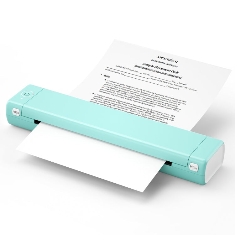 M08F Bluetooth Wireless Handheld Portable Thermal Printer, Black Green A4 Version, Black A4 Version, White A4 Version, White Orange A4 Version, Green A4 Version, Pink A4 Version, Gray A4 Version, Silver A4 Version, Black Green Letter Version... –... Green A4 Version