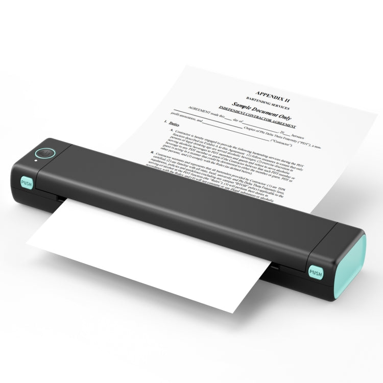 M08F Bluetooth Wireless Handheld Portable Thermal Printer, Black Green A4 Version, Black A4 Version, White A4 Version, White Orange A4 Version, Green A4 Version, Pink A4 Version, Gray A4 Version, Silver A4 Version, Black Green Letter Version... –... Black Green Letter Version