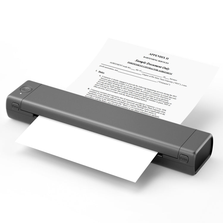 M08F Bluetooth Wireless Handheld Portable Thermal Printer, Black Green A4 Version, Black A4 Version, White A4 Version, White Orange A4 Version, Green A4 Version, Pink A4 Version, Gray A4 Version, Silver A4 Version, Black Green Letter Version... –... Gray Letter Version