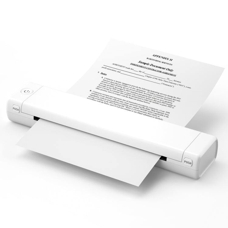 M08F Bluetooth Wireless Handheld Portable Thermal Printer, Black Green A4 Version, Black A4 Version, White A4 Version, White Orange A4 Version, Green A4 Version, Pink A4 Version, Gray A4 Version, Silver A4 Version, Black Green Letter Version... –... White Letter Version