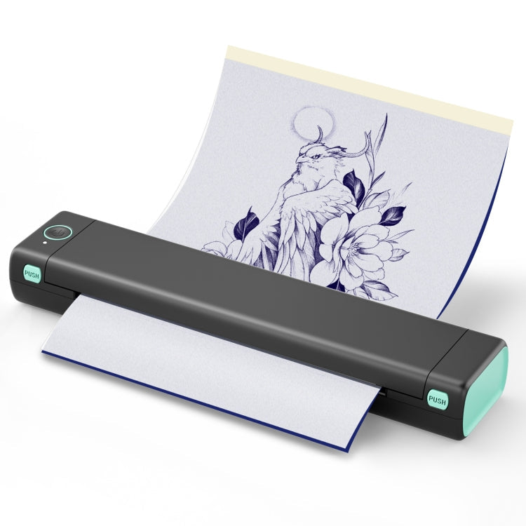 M08F Bluetooth Wireless Handheld Portable Thermal Printer, Black Green A4 Version, Black A4 Version, White A4 Version, White Orange A4 Version, Green A4 Version, Pink A4 Version, Gray A4 Version, Silver A4 Version, Black Green Letter Version... –... Black Green Tattoo Version