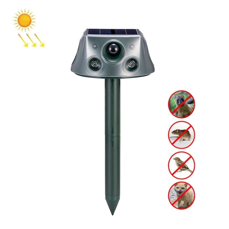 SK031 Four-Sided Solar Animal Repeller Bird Repeller Ultrasonic Rat Repeller, Rat Repeller Rat Repeller