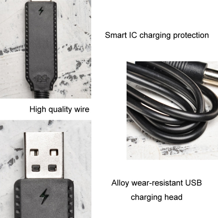 10pcs 3.7V IC Circuit Protection Lithium Battery USB Straight Head Charging Cable, 2.0mm, 3.5mm, 5.5mm – TPU