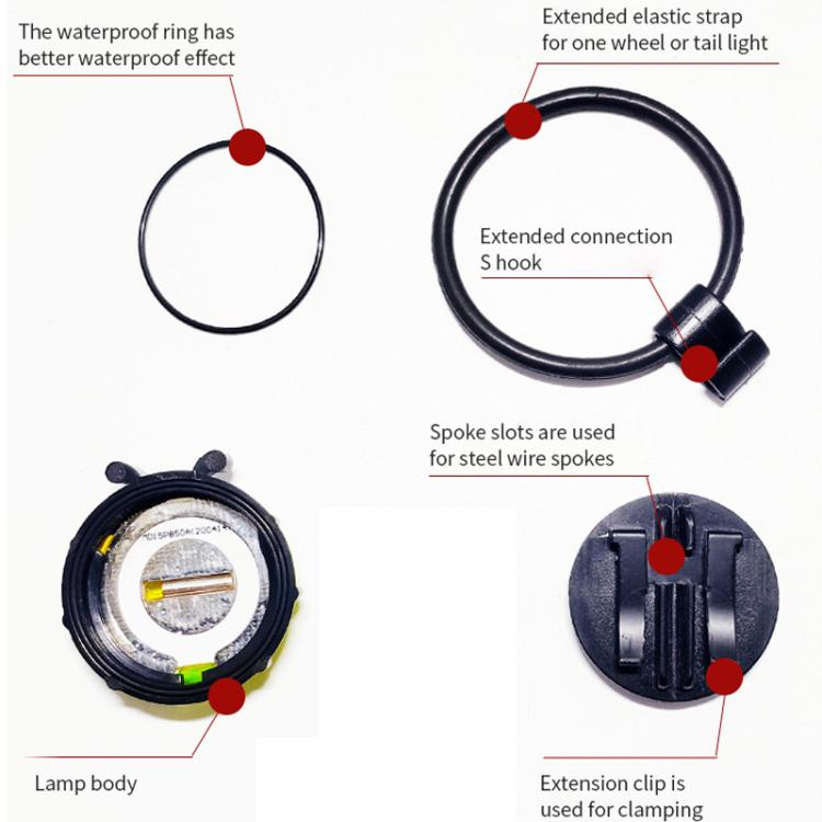 Ladybug Wheel Light Children Balance Bike Bicycle Hub Light, Smart Red, Smart Green, Smart Blue, Manual Red, Manual Green, Manual Blue, Manual Transparent – Waterproof