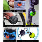 Ladybug Wheel Light Children Balance Bike Bicycle Hub Light, Smart Red, Smart Green, Smart Blue, Manual Red, Manual Green, Manual Blue, Manual Transparent – Waterproof