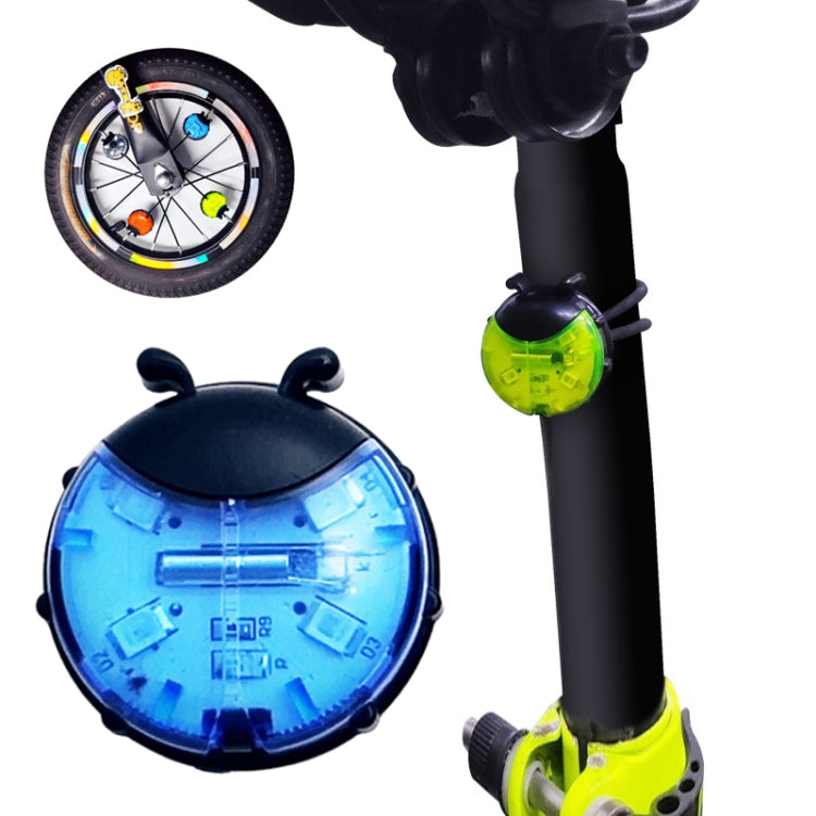 Ladybug Wheel Light Children Balance Bike Bicycle Hub Light, Smart Red, Smart Green, Smart Blue, Manual Red, Manual Green, Manual Blue, Manual Transparent – Waterproof Smart Blue