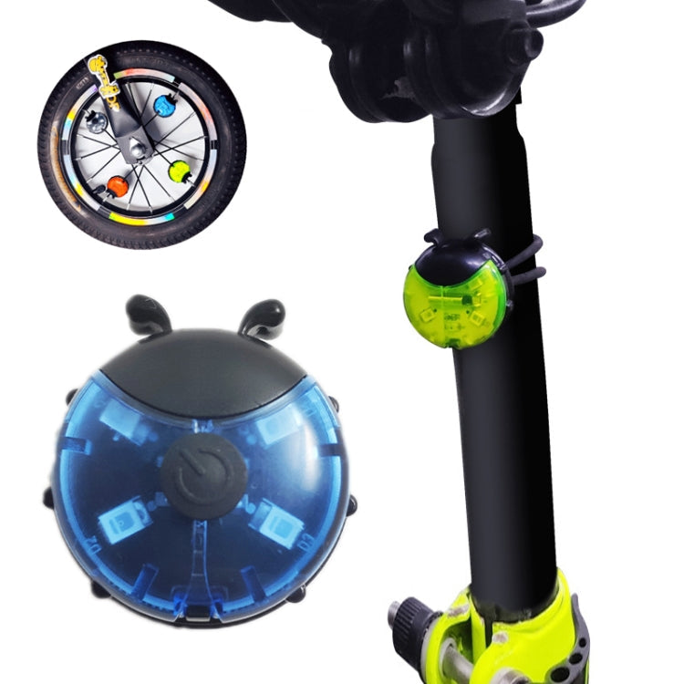 Ladybug Wheel Light Children Balance Bike Bicycle Hub Light, Smart Red, Smart Green, Smart Blue, Manual Red, Manual Green, Manual Blue, Manual Transparent – Waterproof Manual Blue