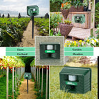 SK131 Garden Outdoor Ultrasonic Rat Repeller Snake Repelle Farm Animal Driving Device