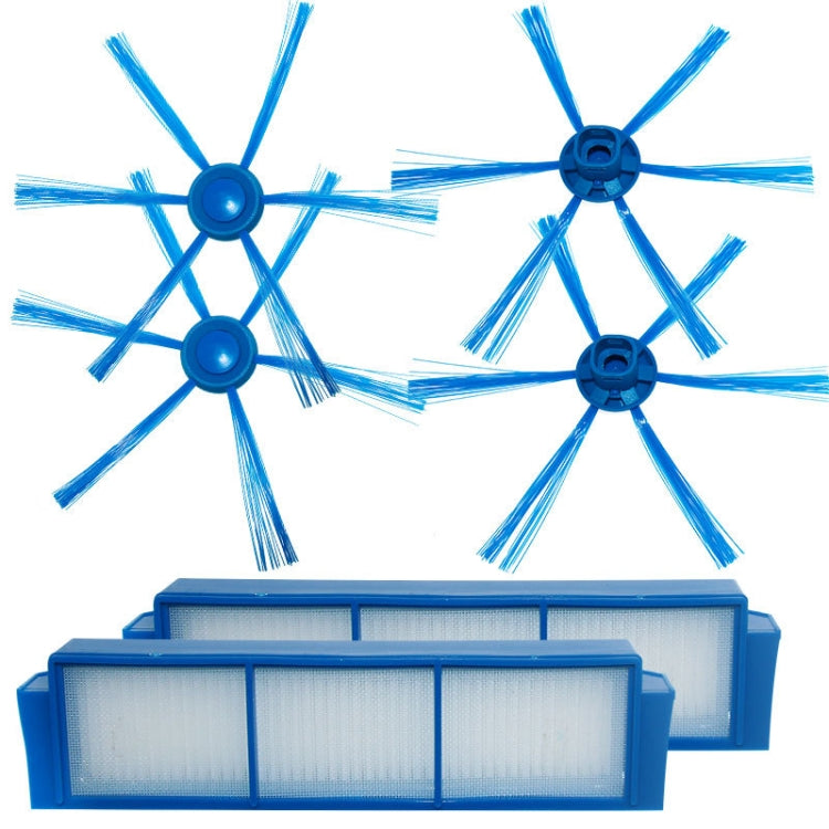 For Philips FC8007 FC8792 FC8794 FC8796 Sweeper Accessories, 2pairs Side Brush+2 Filters, 2pcs Side Brush, 1 Filter 2pairs Side Brush+2 Filters