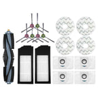 1pc Dust Box For ECOVACS X1 ONMI / X1 TURBO Vacuum Cleaner Accessories, 14 In 1 Set, 1pc Main Brush, 2pairs Side brush, 2pcs Filter, 1pc Main Brush Cover, 2pcs Dust Bag, 1pc Dust Box 14 In 1 Set