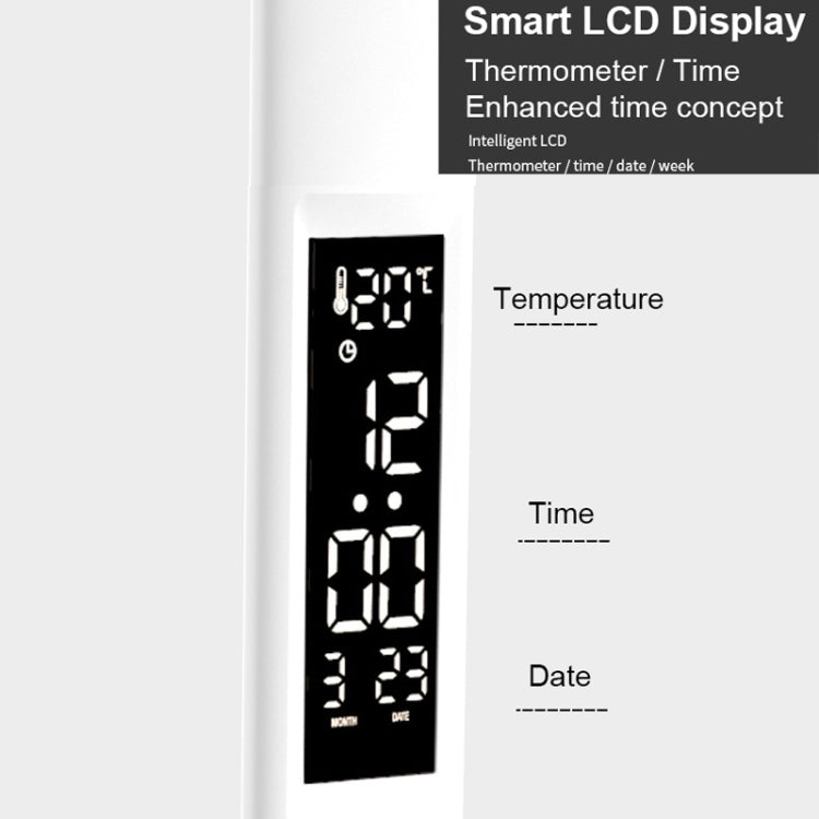 LED Intelligent Digital Display Foldable Desk Lamp, Style:, Charging 2000mAh, Charging 3200mAh, Double Head USB Straight Plug, Double Head Charging 2000mAh, Double Head Charging 3200mAh