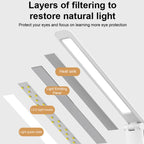 LED Intelligent Digital Display Foldable Desk Lamp, Style:, Charging 2000mAh, Charging 3200mAh, Double Head USB Straight Plug, Double Head Charging 2000mAh, Double Head Charging 3200mAh