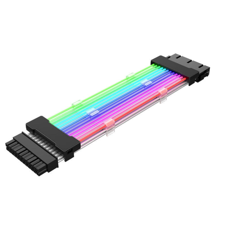 5V ARGB Neon Color Line, 24pin Motherboard Power Supply Light Wire Black, Double 8pin Graphics Card Power Supply Wire Black, 24pin Motherboard Power Supply Light Wire White, Double 8pin Graphics Card Power Supply Wire White – Durable Build, Easy to Use 24pin Motherboard Power Supply Light Wire Black