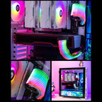 5V ARGB Neon Color Line, 24pin Motherboard Power Supply Light Wire Black, Double 8pin Graphics Card Power Supply Wire Black, 24pin Motherboard Power Supply Light Wire White, Double 8pin Graphics Card Power Supply Wire White – Durable Build, Easy to Use
