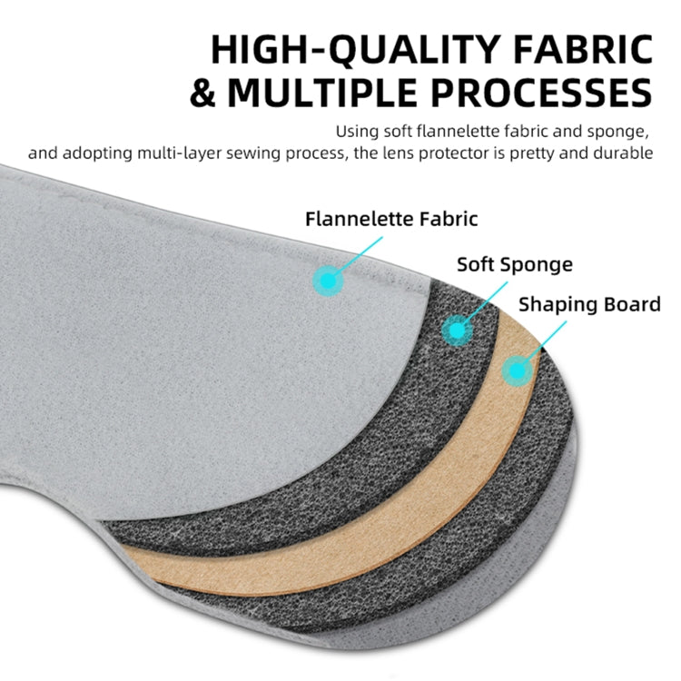 For PICO 4 Hifylux PC-ZF17 Lens Protector VR Glasses Dust-proof Sponge Pad, PC-ZF17 Light Grey – Durable Build, Easy to Use