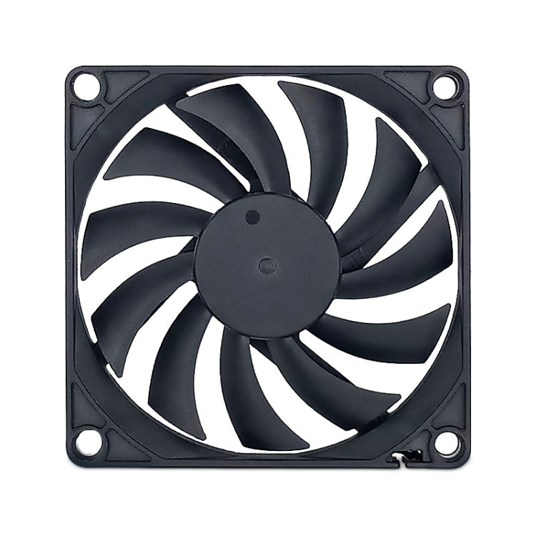 FANNER Ice Soul F8010 Ultra Thin Chassis Fan 4pin PWM Intelligent Speed Adjustment Quiet Cooling Heat Dissipation, F8010 – Durable Build, Easy to Use F8010