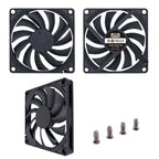 FANNER Ice Soul F8010 Ultra Thin Chassis Fan 4pin PWM Intelligent Speed Adjustment Quiet Cooling Heat Dissipation, F8010 – Durable Build, Easy to Use