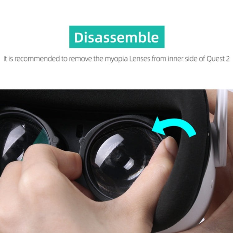 For Oculus Quest 2 Hifylux Q2-QF11 1pair Myopia Lens Frame Aspheric Resin VR Glasses Accessories – Durable Build, Easy to Use