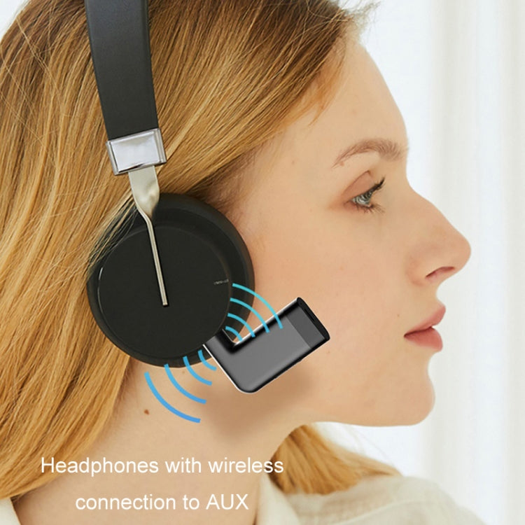 S-18 Car Mini AUX Audio Adapter Wireless Bluetooth 5.0 Receiver, S-18