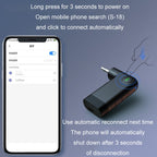 S-18 Car Mini AUX Audio Adapter Wireless Bluetooth 5.0 Receiver, S-18