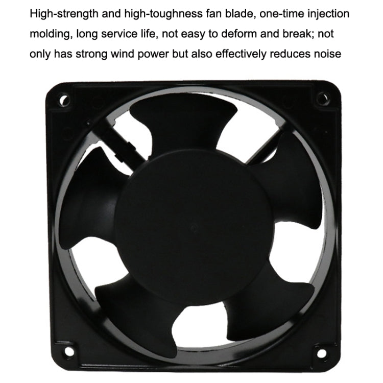12cm 220V Cabinet Solder Smoke Exhaust Cooling Fan, 220V – Durable Build, Easy to Use