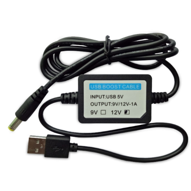 USB Booster Line Mobile Power Cord, 2pcs DC 5V to 9V, 2pcs DC 5V to 12V – TPU