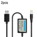USB Booster Line Mobile Power Cord, 2pcs DC 5V to 9V, 2pcs DC 5V to 12V – TPU 2pcs DC 5V to 9V