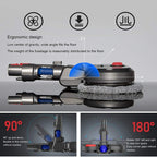 Vacuum Cleaner Electric Mopping Head Integrated Water Tank With 6pcs Rag, For Dyson V7 V8 V10 V11, For Dyson V15