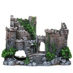 Fish Tank Ancient Castle Resin Decoration Aquarium Cavern Building Decoration, Ancient Castle – Durable Build, Easy to Use