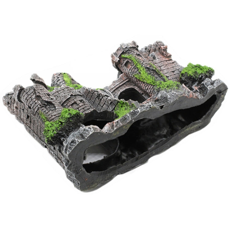 Fish Tank Ancient Castle Resin Decoration Aquarium Cavern Building Decoration, Ancient Castle – Durable Build, Easy to Use