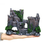 Fish Tank Ancient Castle Resin Decoration Aquarium Cavern Building Decoration, Ancient Castle – Durable Build, Easy to Use