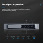 For Tesla Model 3/Y Car T09 Center Console 27W 3-in-1 USB Hub Docking Station, T09