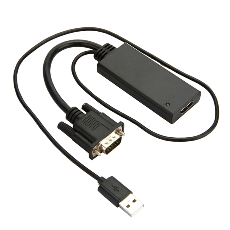 HD55Y VGA To HDMI Adapter Cable VGA+USB To HD 1080P Converter With Power Supply, VGA+USB To HDMI – TPU VGA+USB To HDMI