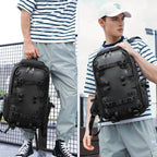 Ozuko 9587 Men Backpack Sports Helmet Men Backpack Breathable Waterproof And Wear-resistant