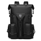 Ozuko 9631 Waterproof Outdoor Backpack Large Capacity Travel Baseball Bag Black