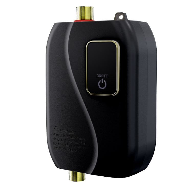Instant Water Heater Mini Kitchen Quick Heater Household Hand Washing Water Heater, US Plug, EU Plug, UK Plug, AU Plug – Waterproof EU Plug Black