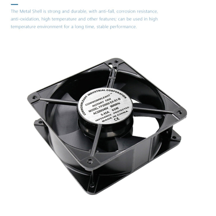 20cm Chassis Cabinet Metal Case Low Noise Cooling Fan, FP20060 110V, FP20060 220V, FP20060 380V – Durable Build, Easy to Use