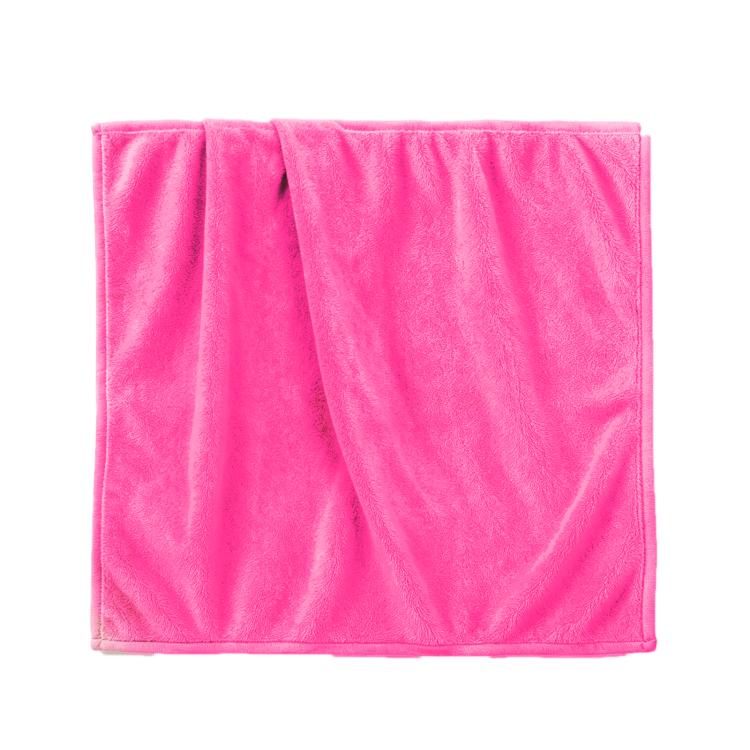 Nano Thickened Large Bath Towel Hairdresser Beauty Salon Adult With Soft Absorbent Towel, 25x25cm, 30x30cm, 30x60cm – Durable Build, Easy to Use 25x25cm Pink