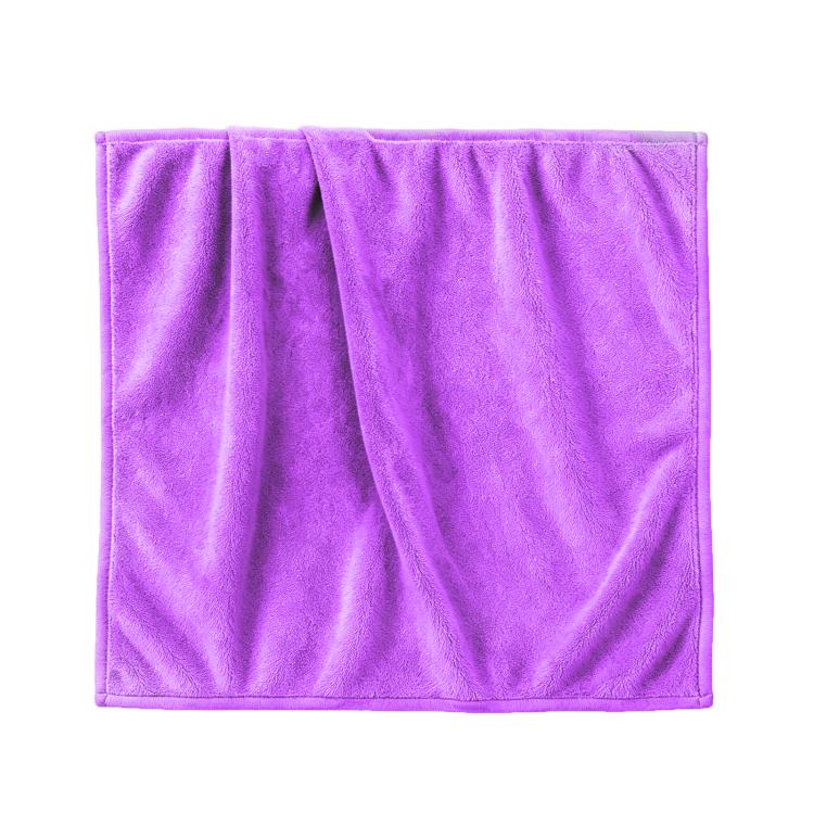 Nano Thickened Large Bath Towel Hairdresser Beauty Salon Adult With Soft Absorbent Towel, 25x25cm, 30x30cm, 30x60cm – Durable Build, Easy to Use 30x30cm Light Purple