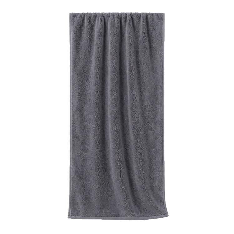 Nano Thickened Large Bath Towel Hairdresser Beauty Salon Adult With Soft Absorbent Towel, 30x70cm, 35x75cm, 70x140cm – Durable Build, Easy to Use 30x70cm Grey