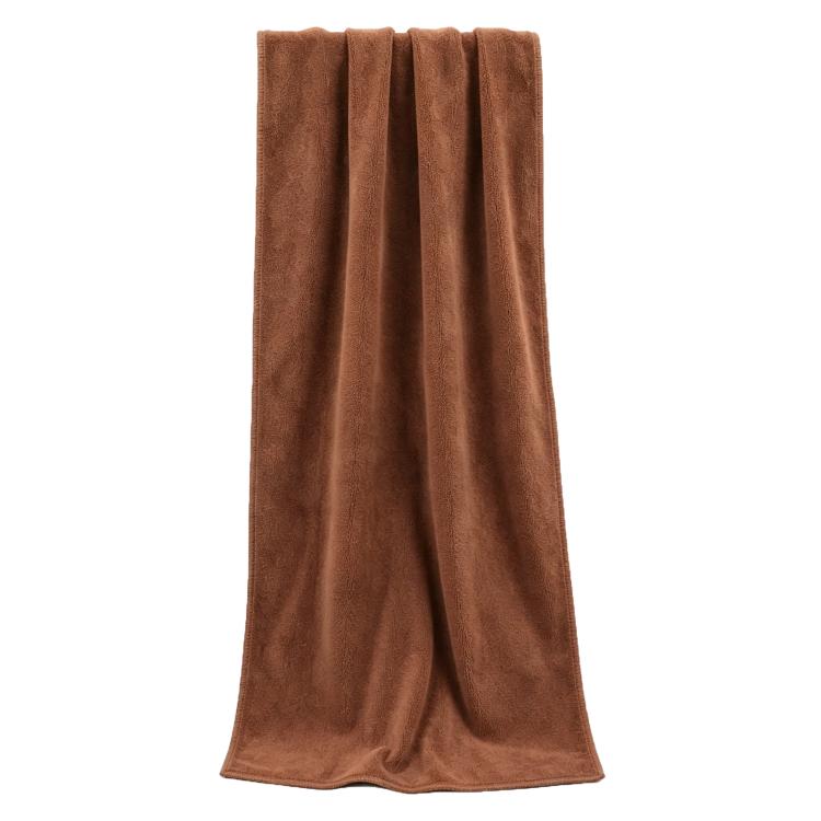 Nano Thickened Large Bath Towel Hairdresser Beauty Salon Adult With Soft Absorbent Towel, 30x70cm, 35x75cm, 70x140cm – Durable Build, Easy to Use 35x75cm Coffee